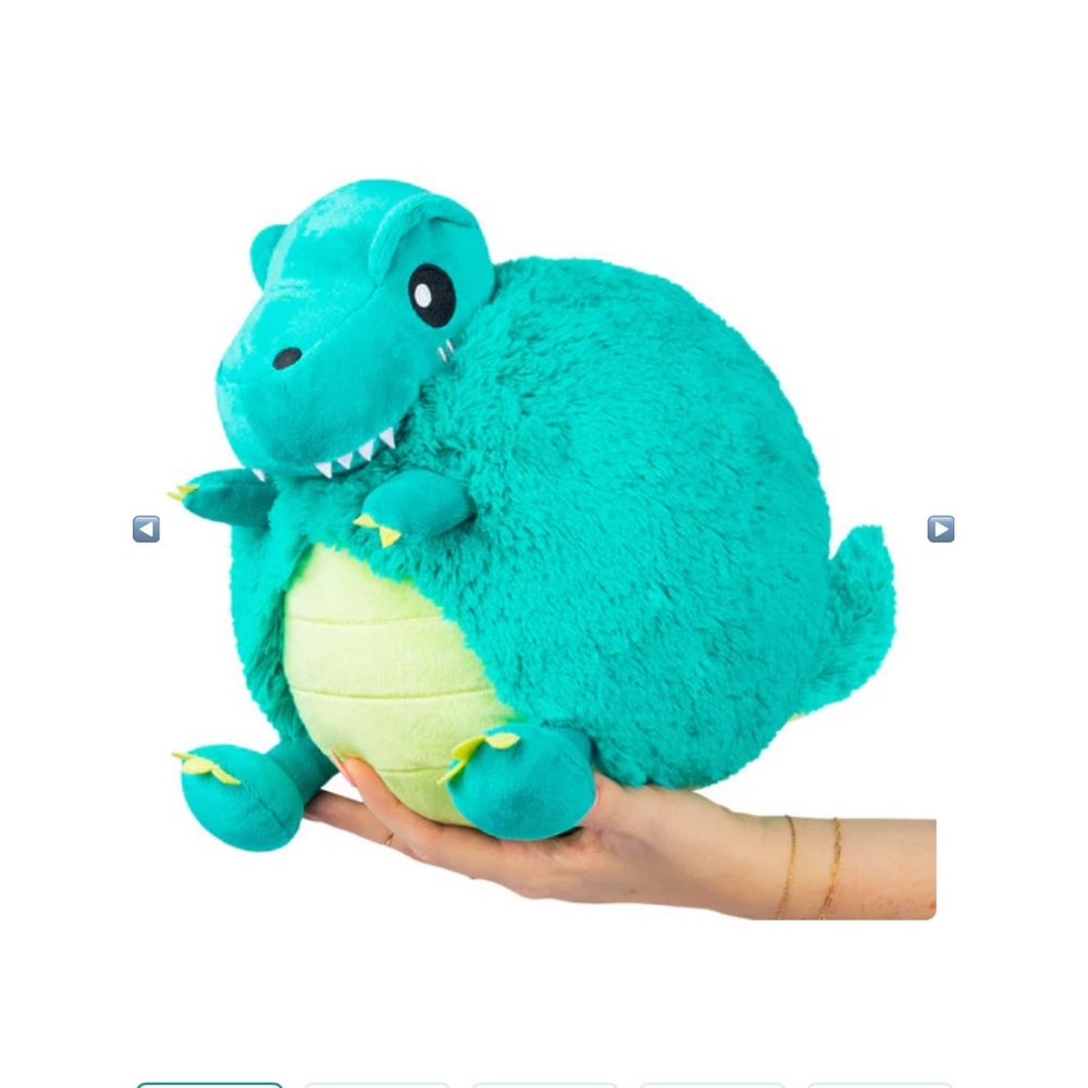 Squishable Mini T-Rex II Green Plush Dinosaur New with Tags - Picture 7 of 8